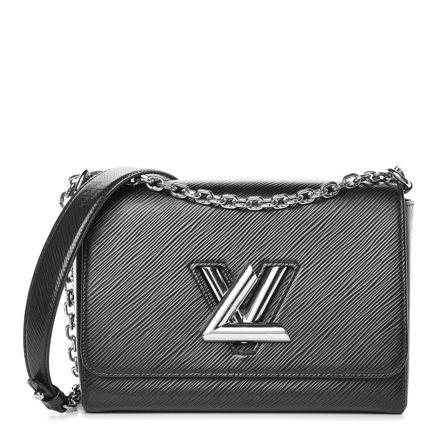 Louis Vuitton Epi Twist Shoulder Bag MM Black 1 of 14