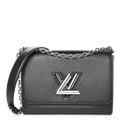 Louis Vuitton Epi Twist Shoulder Bag MM Black 1 of 14