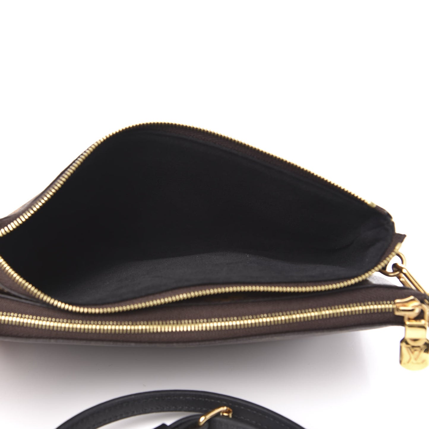 Reverse Monogram Giant Double Zip Pochette