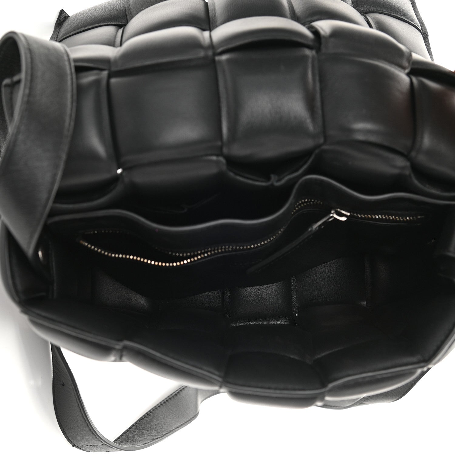 Bottega Veneta Nappa Maxi Intreccio Padded Cassette Crossbody Bag Black 5 of 14