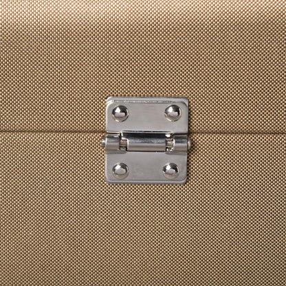 Prada Jacquard Logo Crocodile Trim Suitcase Corda Tabacco 19 of 20