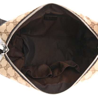 Gucci Monogram Dollar Calfskin Large Camera Case Beige Ebony Testa di Moro Marrone Scuro 4 of 9