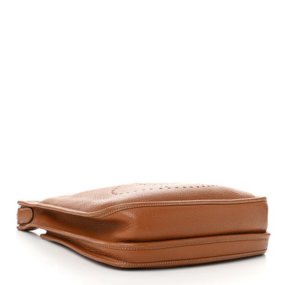 Hermes Taurillon Clemence Evelyne III PM Gold 4 of 12