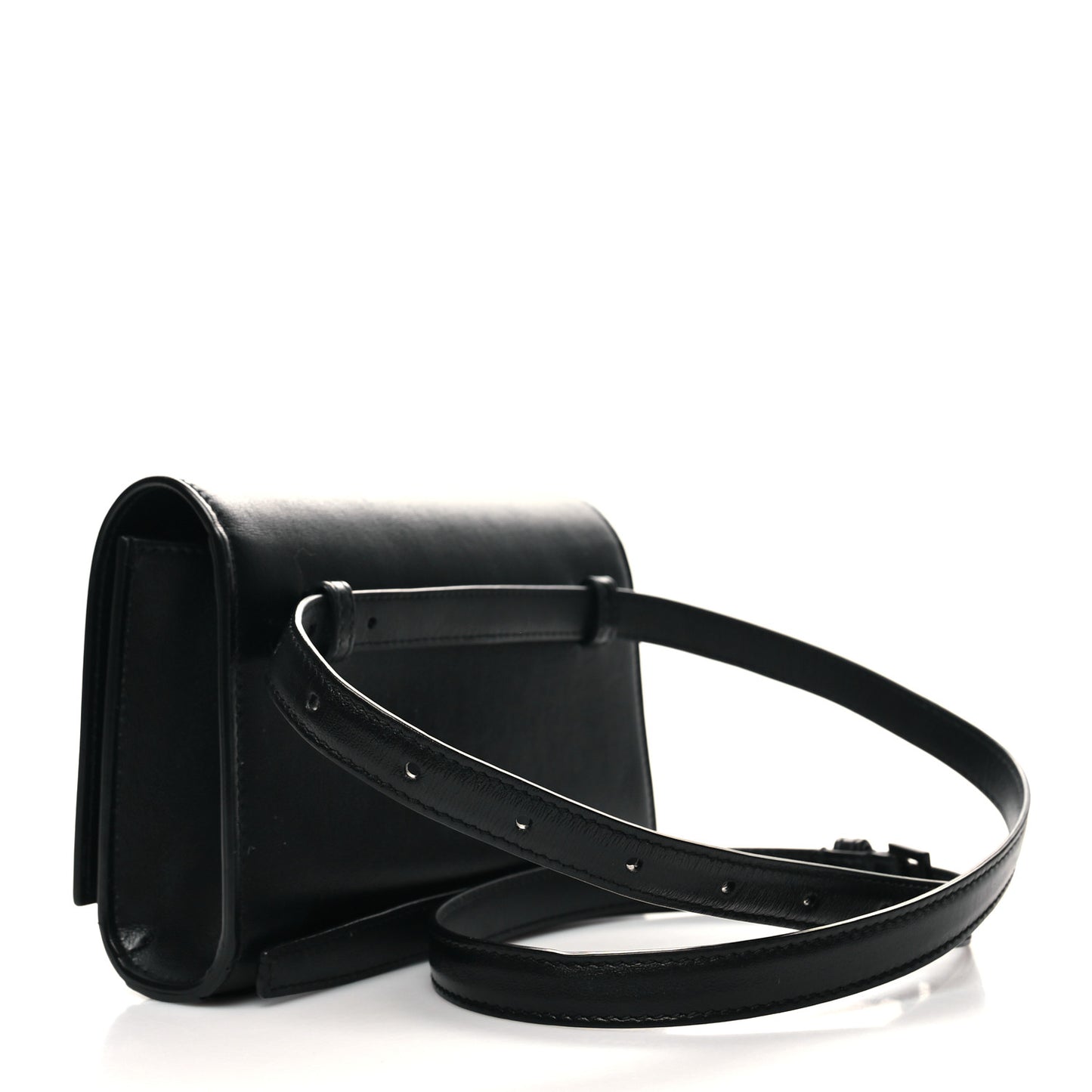 Smooth Calfskin Monogram Kate Belt Bag Black