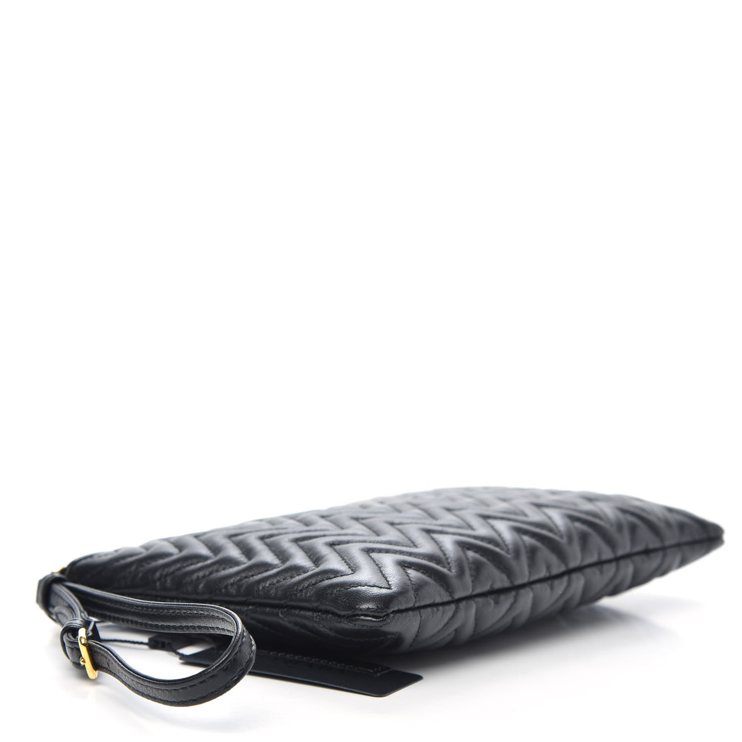Miu Miu Nappa Impunture Wristlet Black 4 of 6