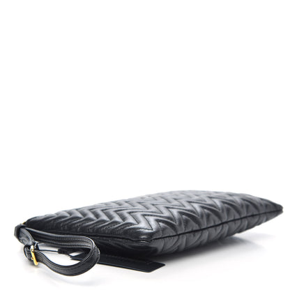 Miu Miu Nappa Impunture Wristlet Black 4 of 6