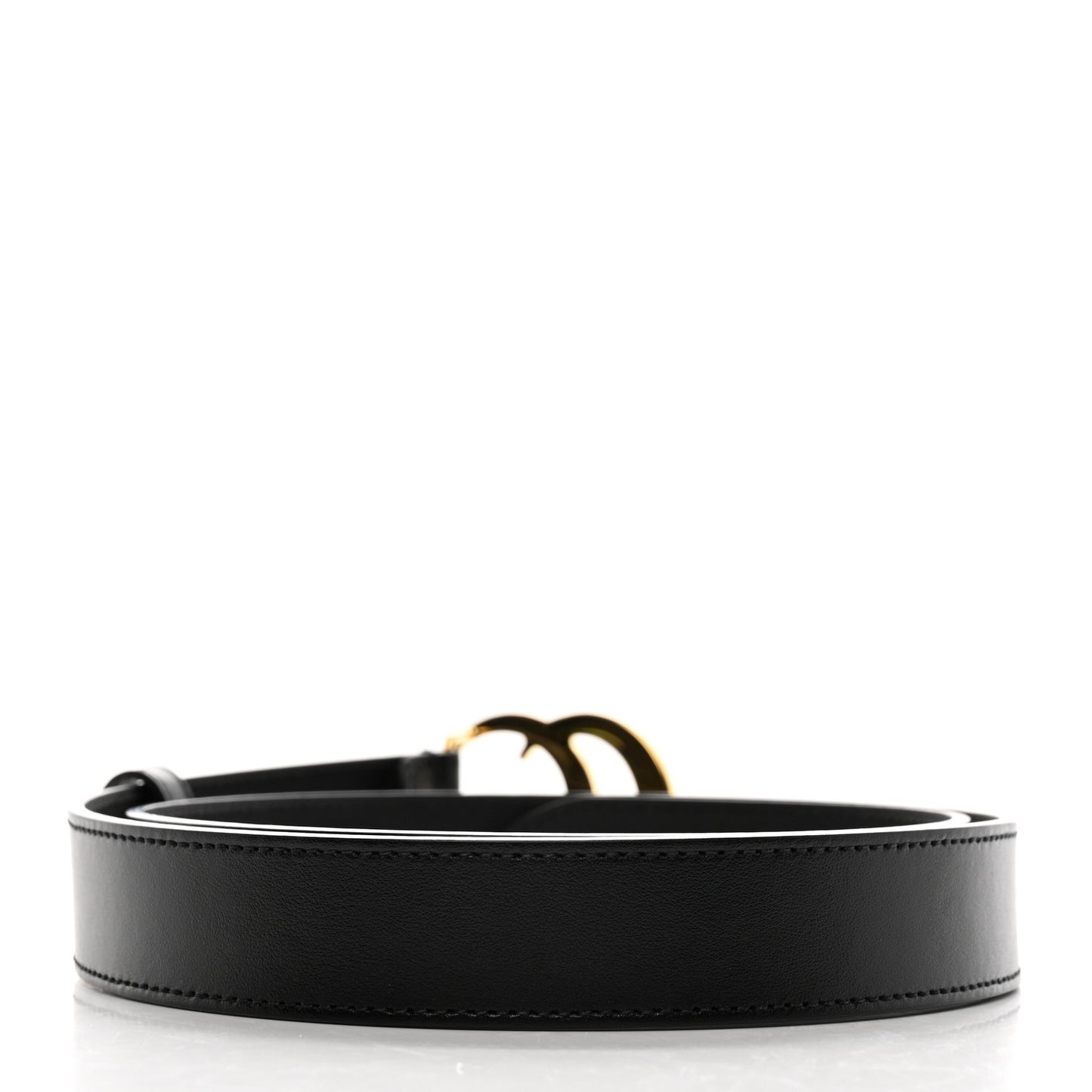 Plutone Calfskin Double G 30mm Belt 90 36 Black