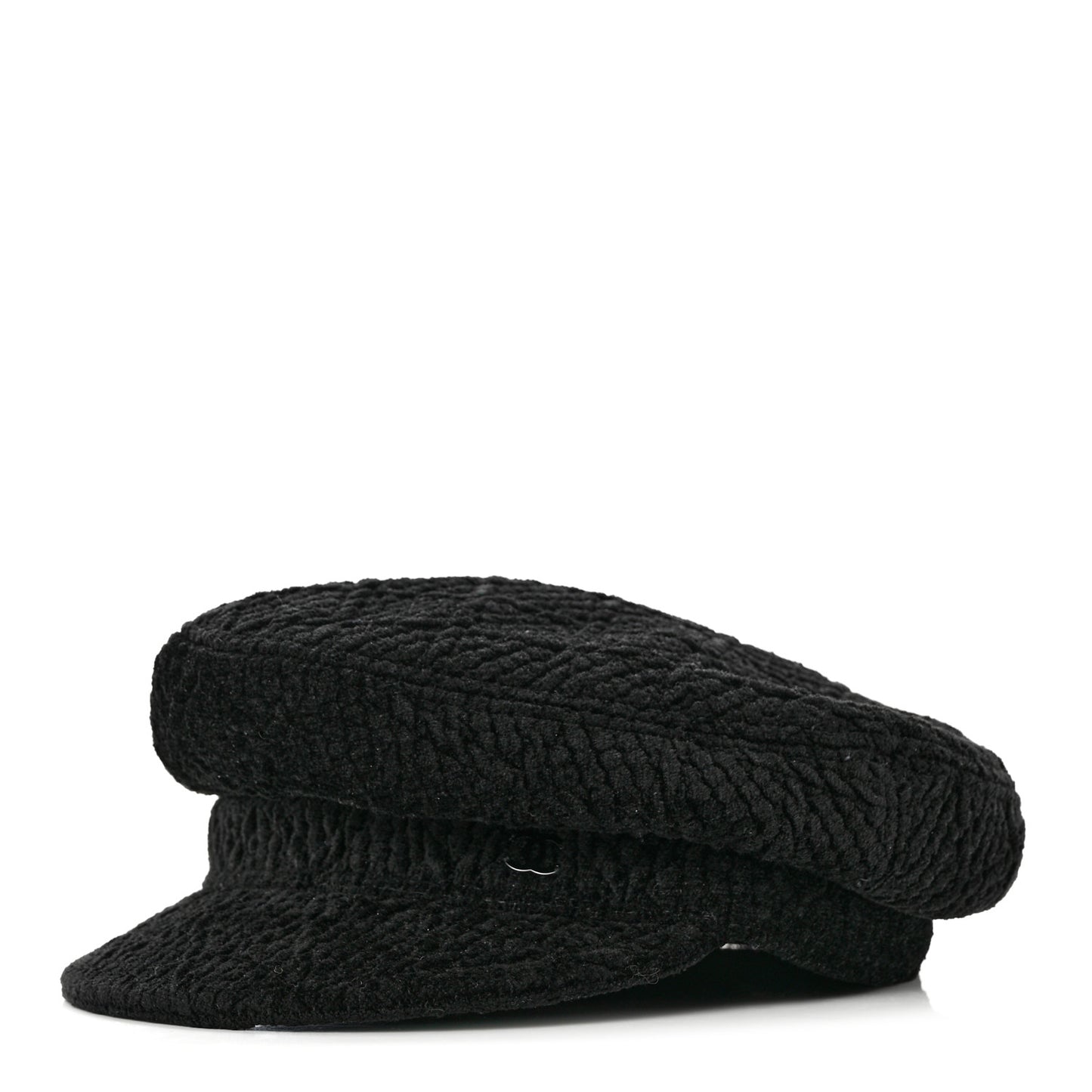 Viscose Silk Quilted CC Cap S Black