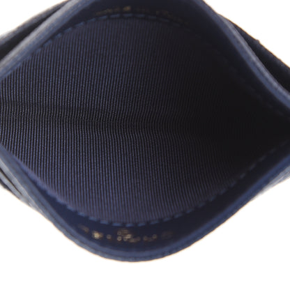 Chanel Caviar Quilted Card Holder Blue 4 of 8