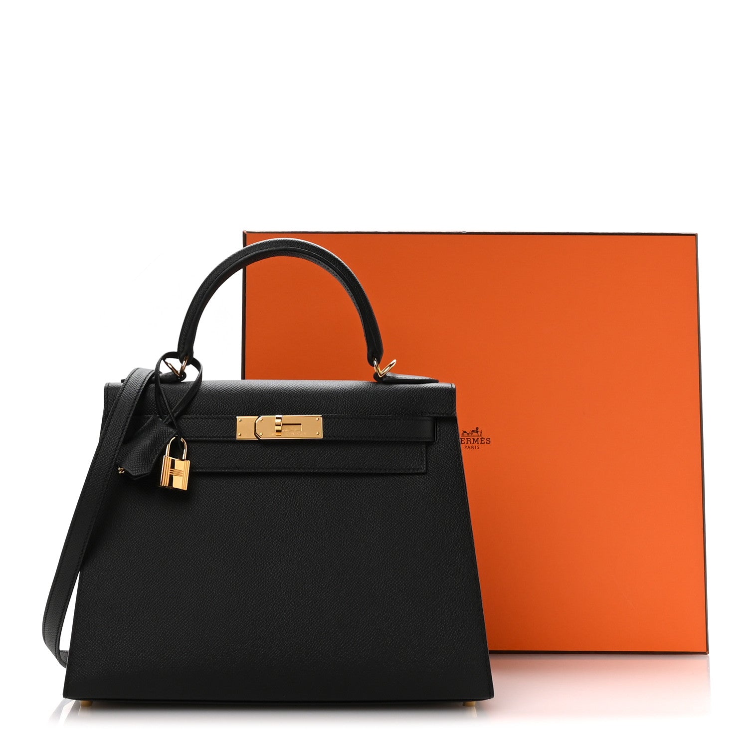 Hermes Epsom Kelly Sellier 28 Black 11 of 11