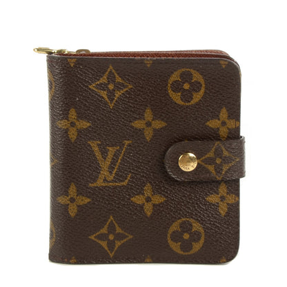 Louis Vuitton Monogram Compact Zippe Zipped Wallet 1 of 8