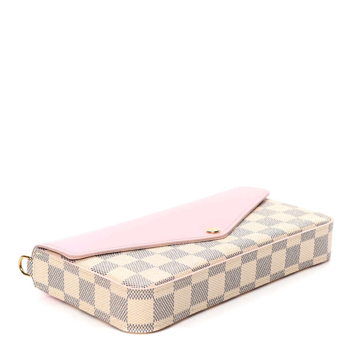 Damier Azur Calfskin Pochette Felicie Eau de Rose