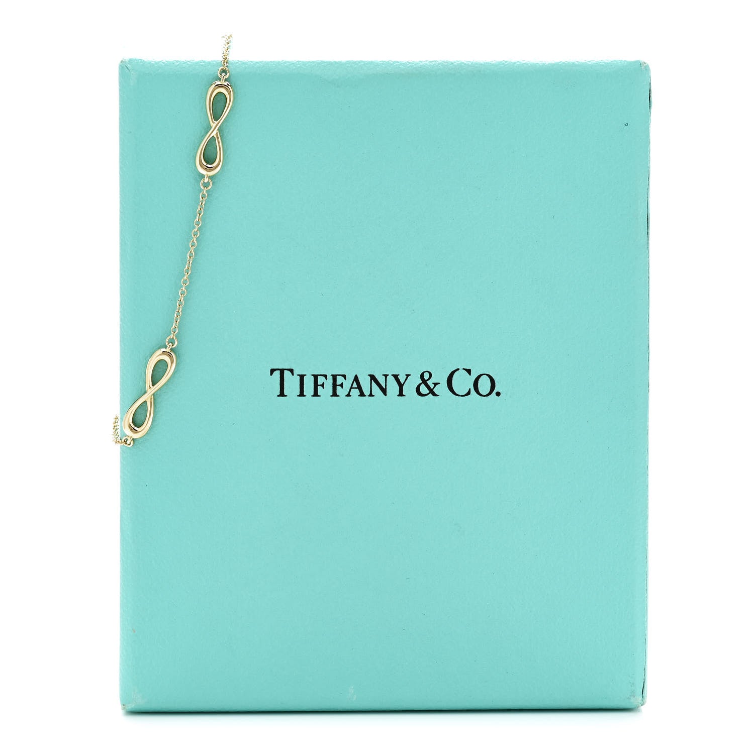 Tiffany 18K Yellow Gold Infinity Endless Bracelet 5 of 5