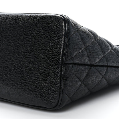 Chanel Caviar Quilted Medallion Tote Black 10 of 11