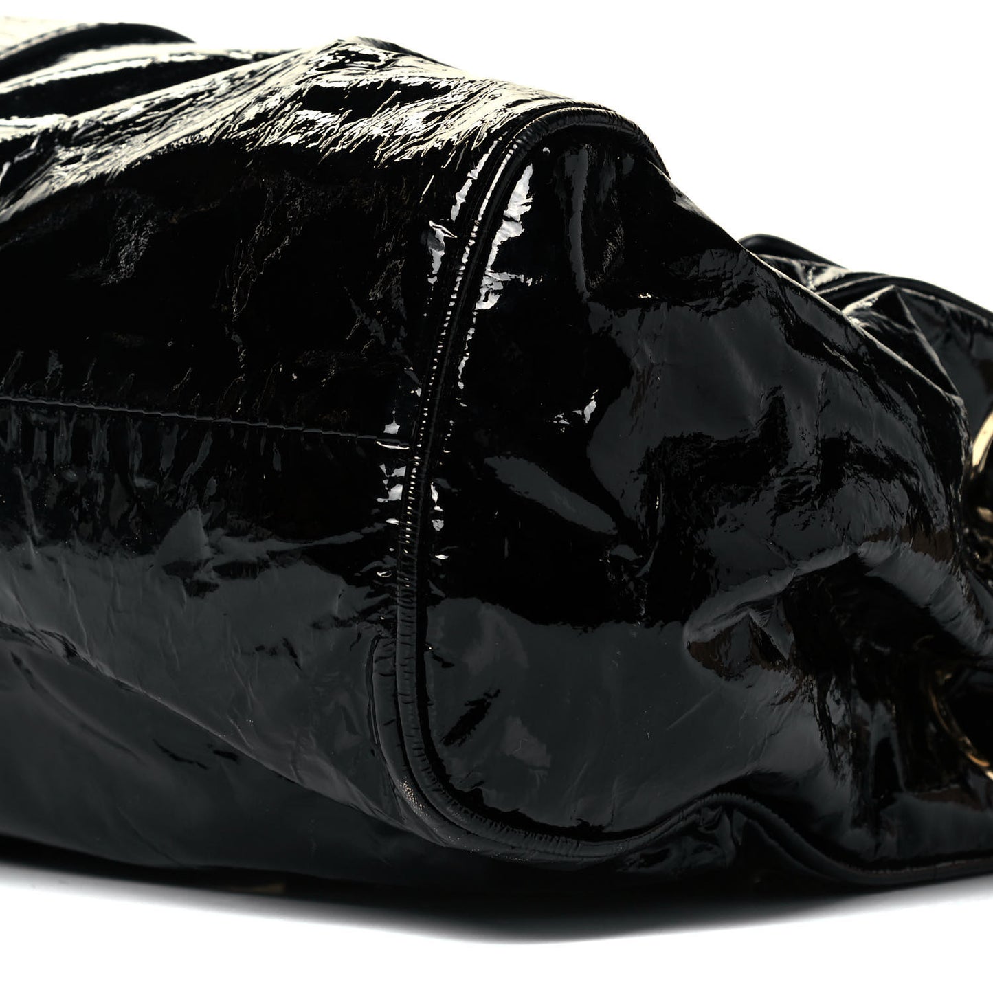 Crushed Patent Ramona Black