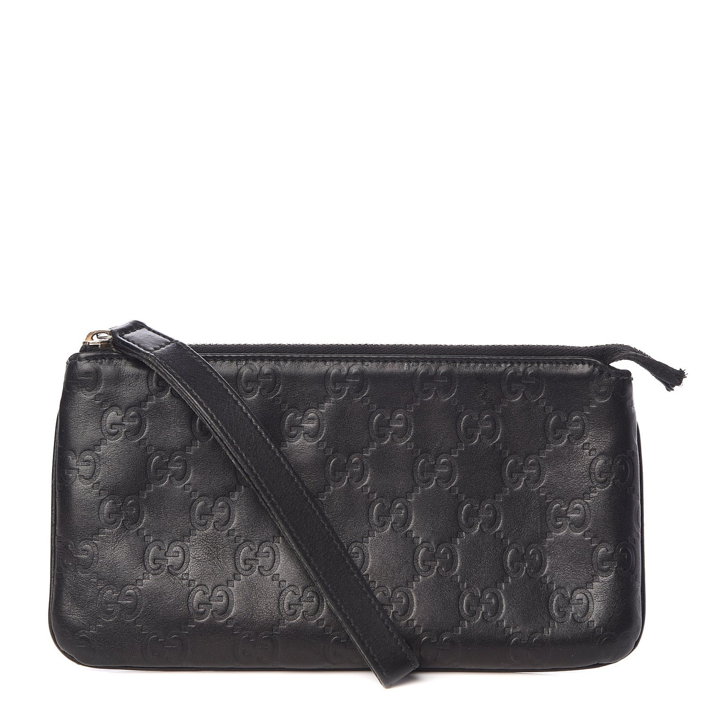 Guccissima Wristlet Black