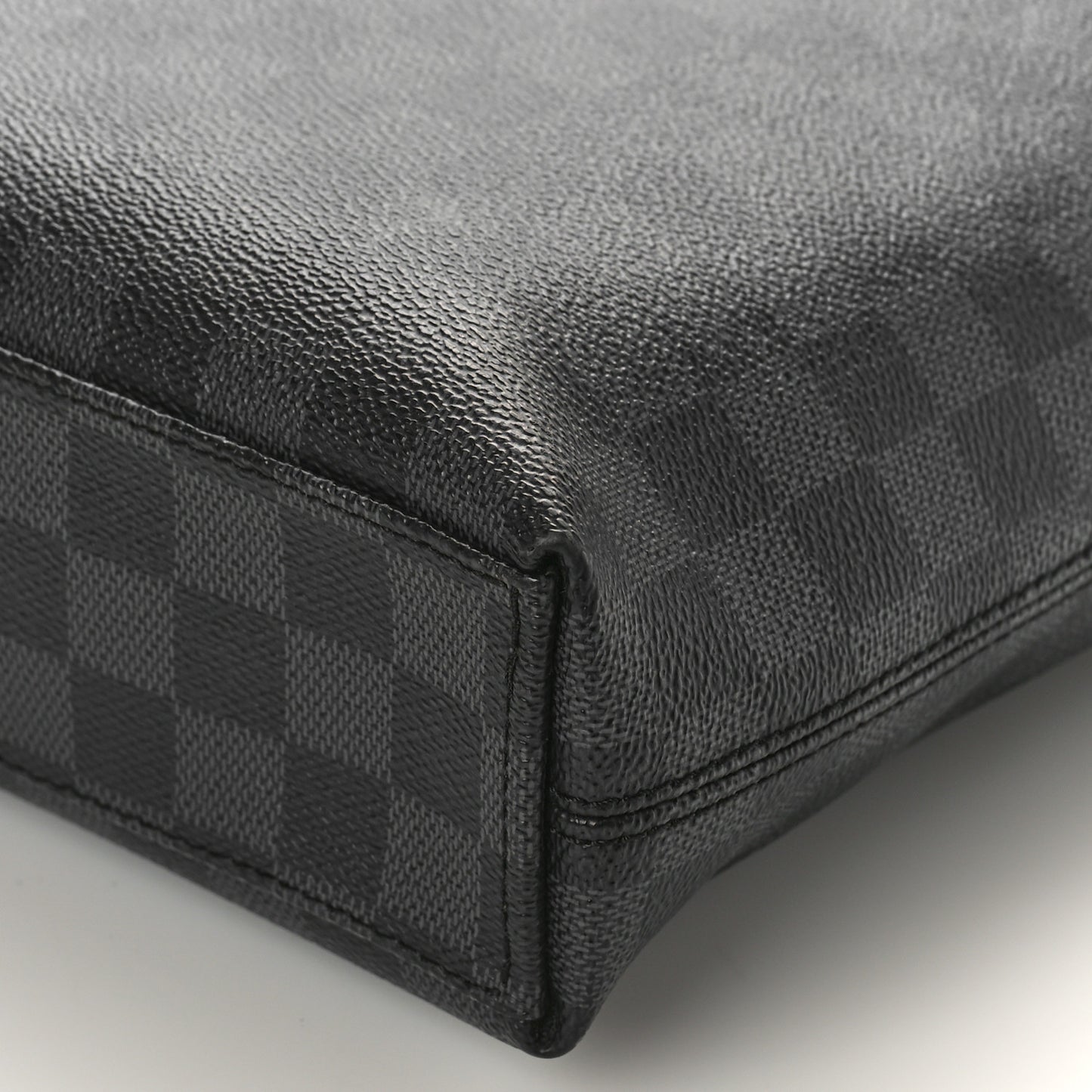 Damier Graphite Porte-Documents Jour