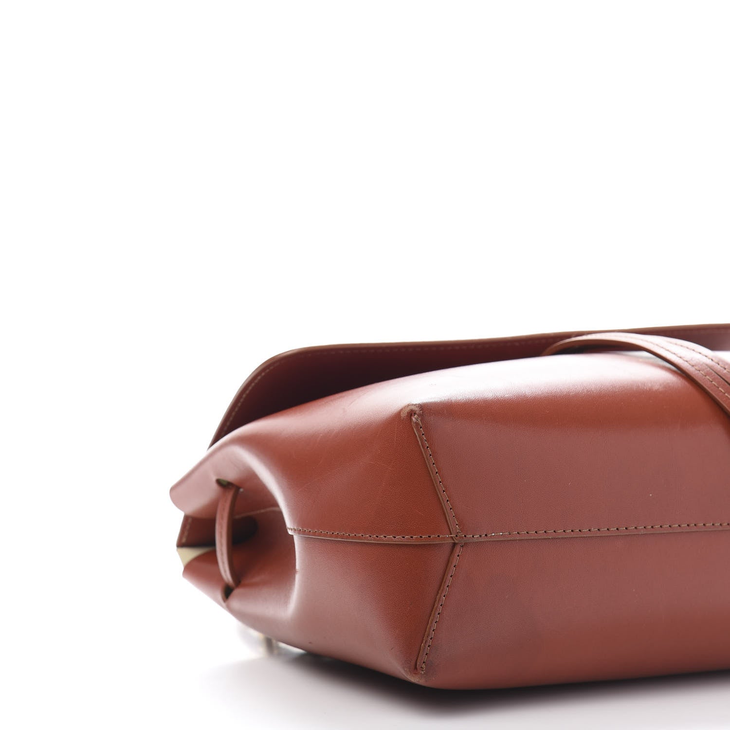 Mansur Gavriel Calfskin Mini Lady Bag Brandy Cleo 6 of 16