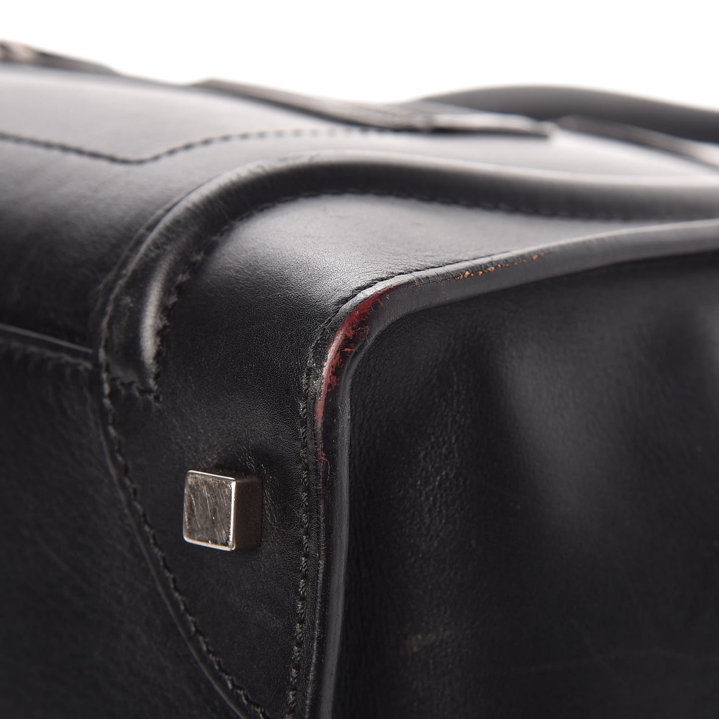 Smooth Calfskin Mini Luggage Black