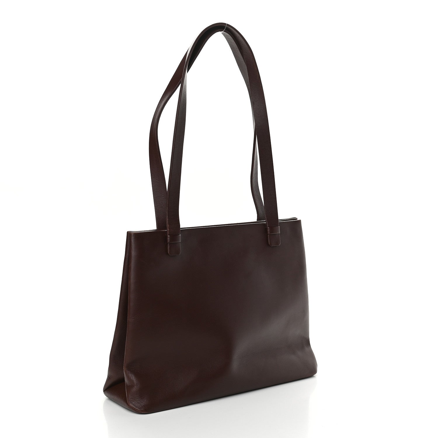 Chanel Calfskin Small Shopping Tote Brown 2 of 9