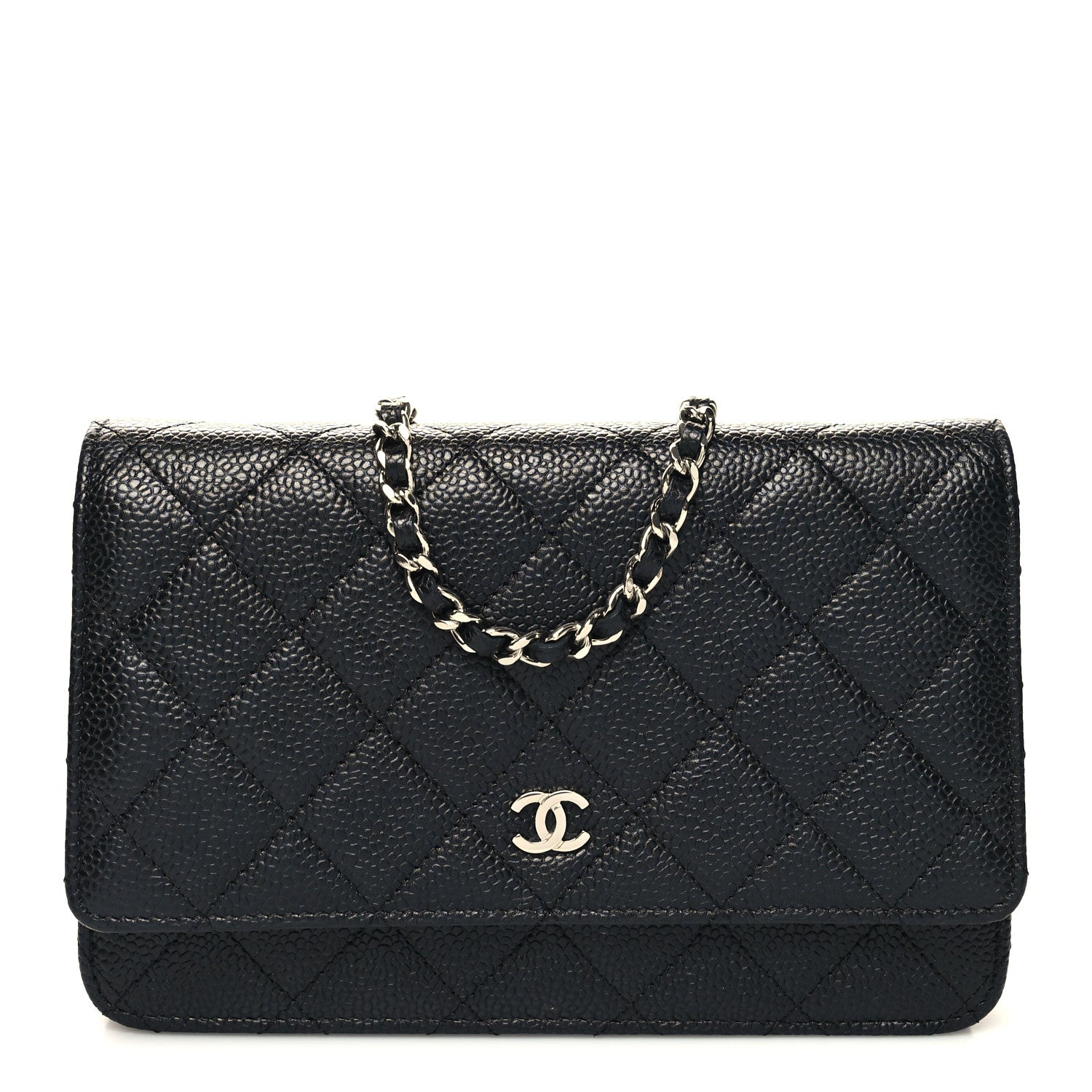 Chanel Caviar Quilted Wallet on Chain WOC Black 1 of 13
