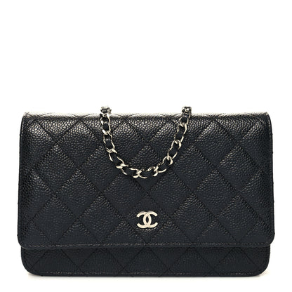 Chanel Caviar Quilted Wallet on Chain WOC Black 1 of 13