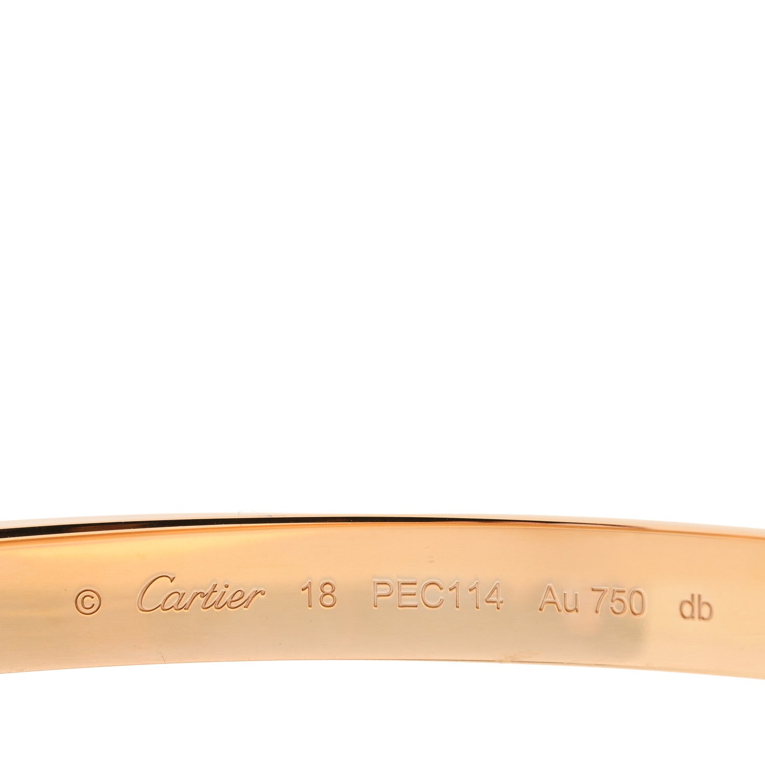 Cartier 18K Yellow Gold LOVE Bracelet 18 4 of 5