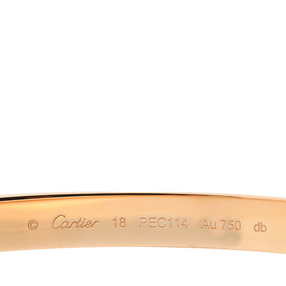 Cartier 18K Yellow Gold LOVE Bracelet 18 4 of 5