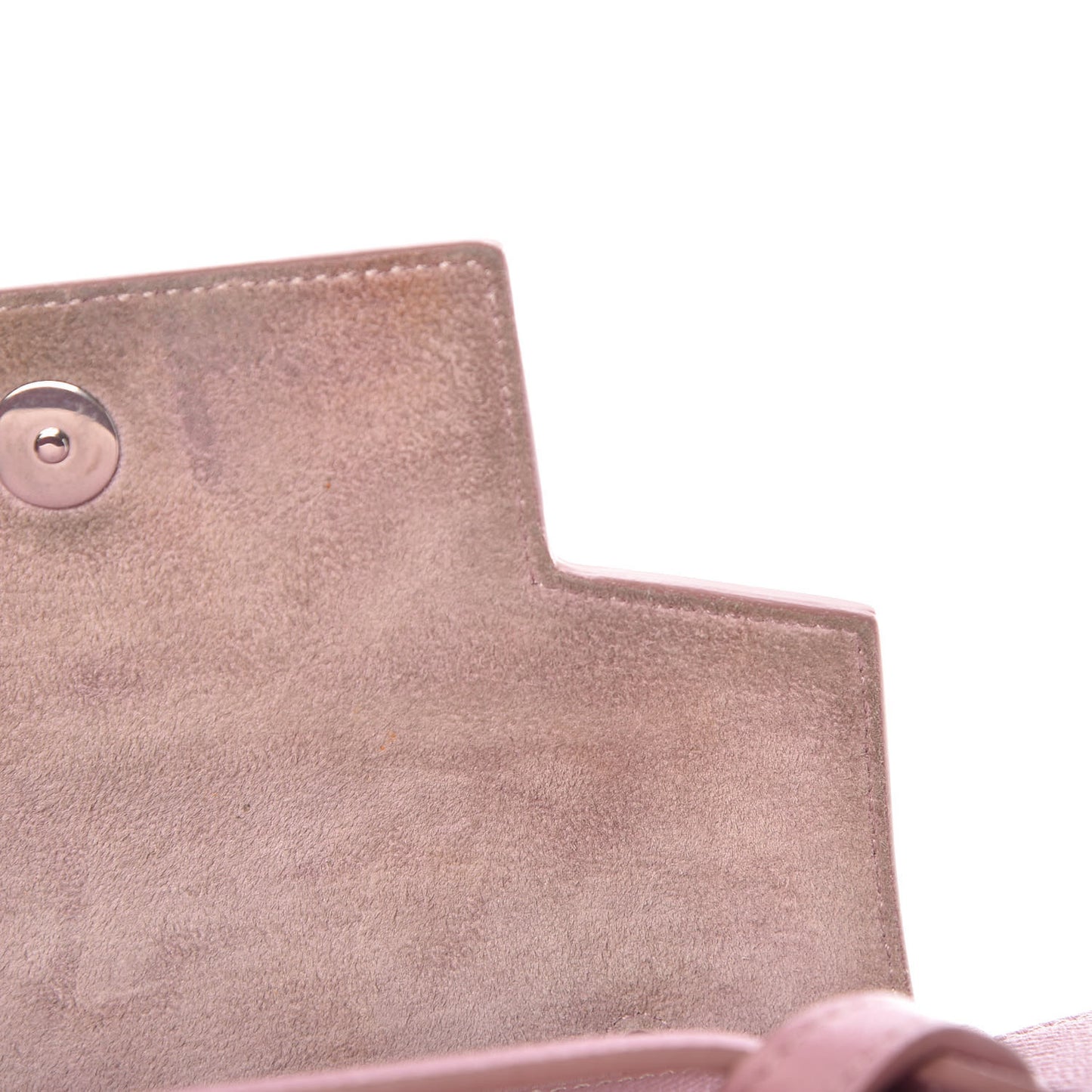 Grained Calfskin Nano Belt Bag Antique Rose
