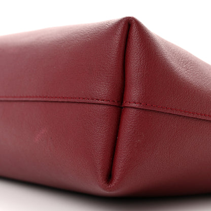 Saint Laurent Calfskin Large Shopping Tote Bordeaux 11 of 13
