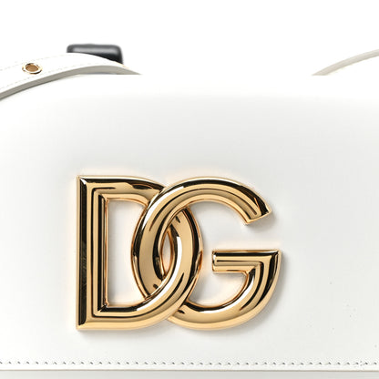 Dolce & Gabbana Calfskin DG Millennials Crossbody Bag White 7 of 9