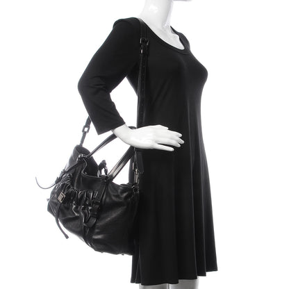 Burberry Calfskin Dallinger Satchel Black 2 of 9