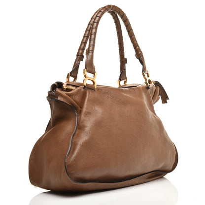Chloe Calfskin Large Marcie Satchel Nut 3 of 9