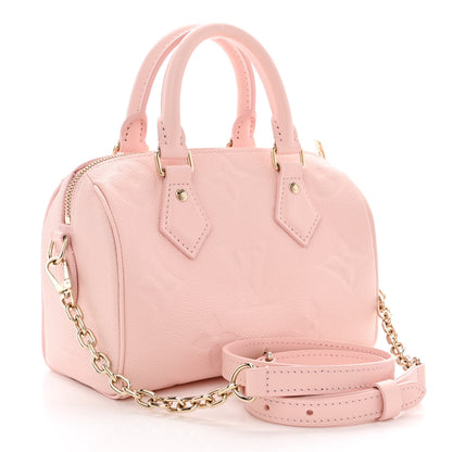 Louis Vuitton Empreinte Monogram Giant Speedy Bandouliere 20 Pink Opale 3 of 11
