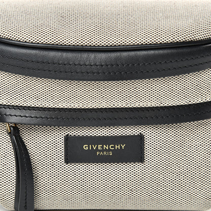 Givenchy Calfskin Canvas Whip Belt Bag Black 7 of 9