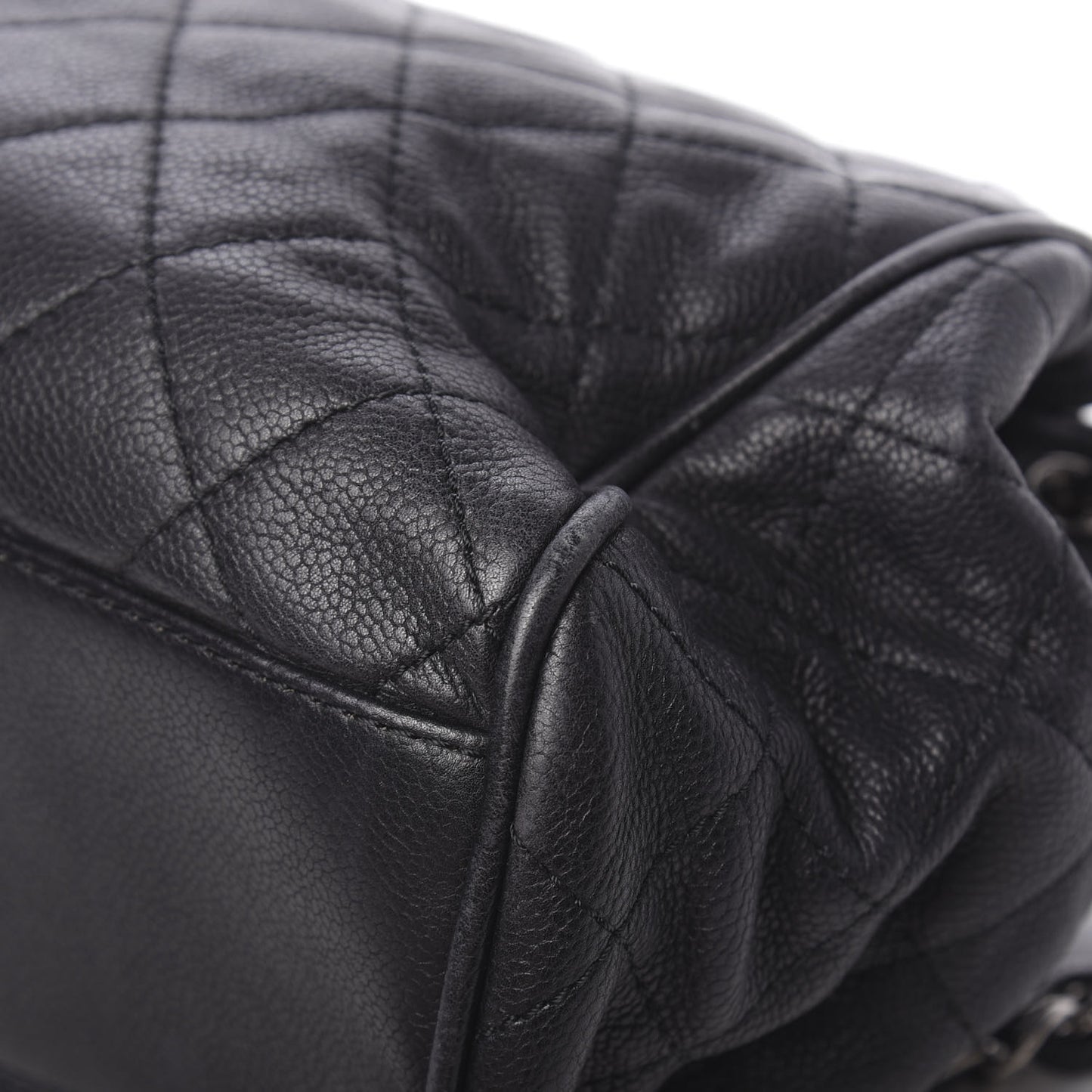 Caviar Quilted Timeless Accordion Flap Black