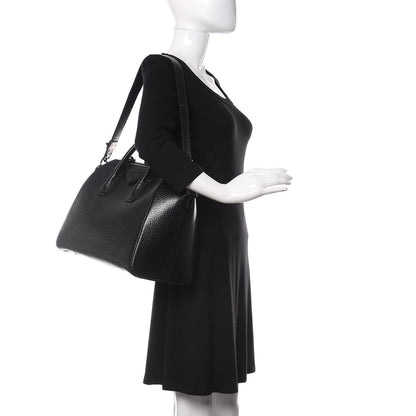 Givenchy Pebbled Calfskin Medium Antigona Black 2 of 10