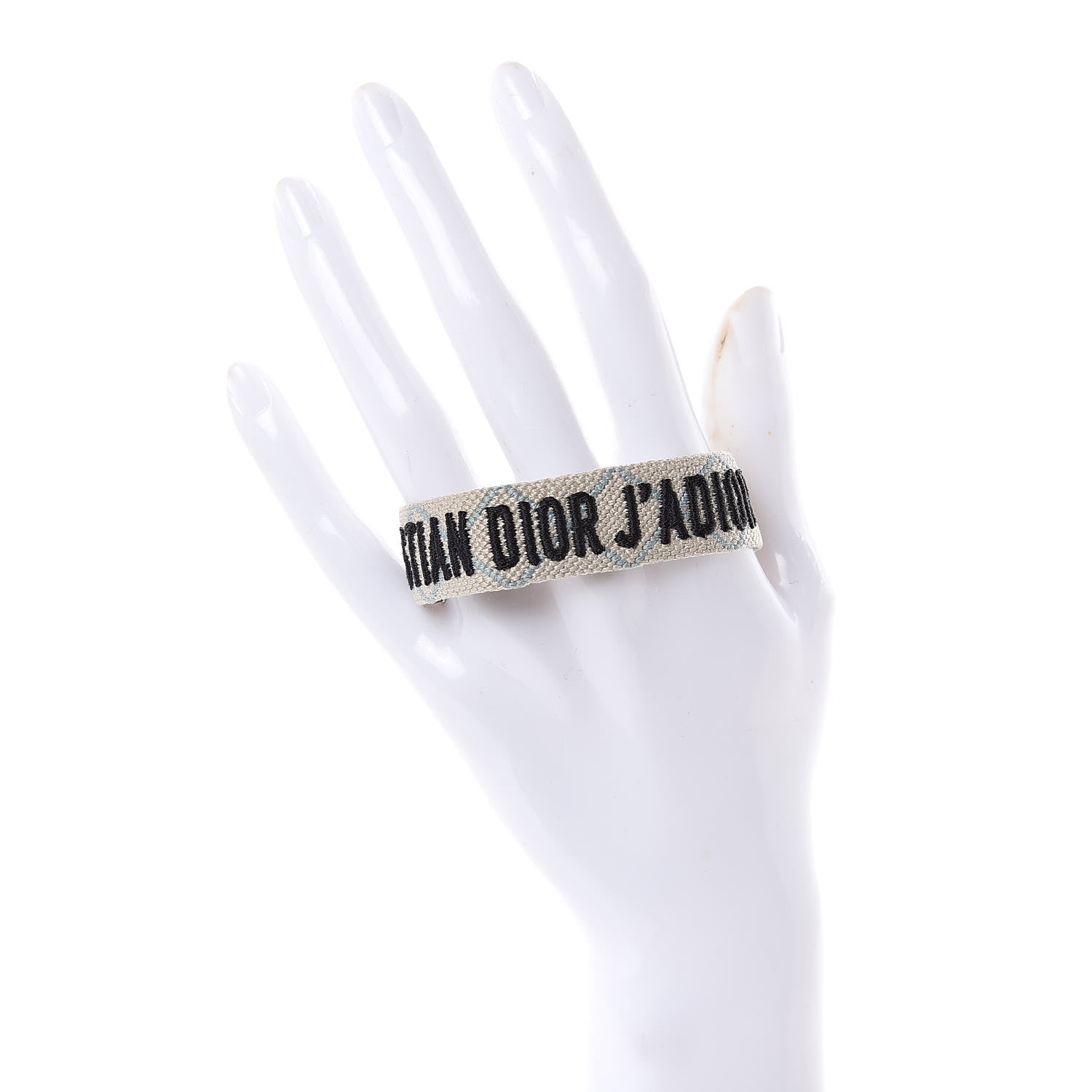 Christian Dior Woven Cotton J'Adior Friendship Bracelet 2 of 4