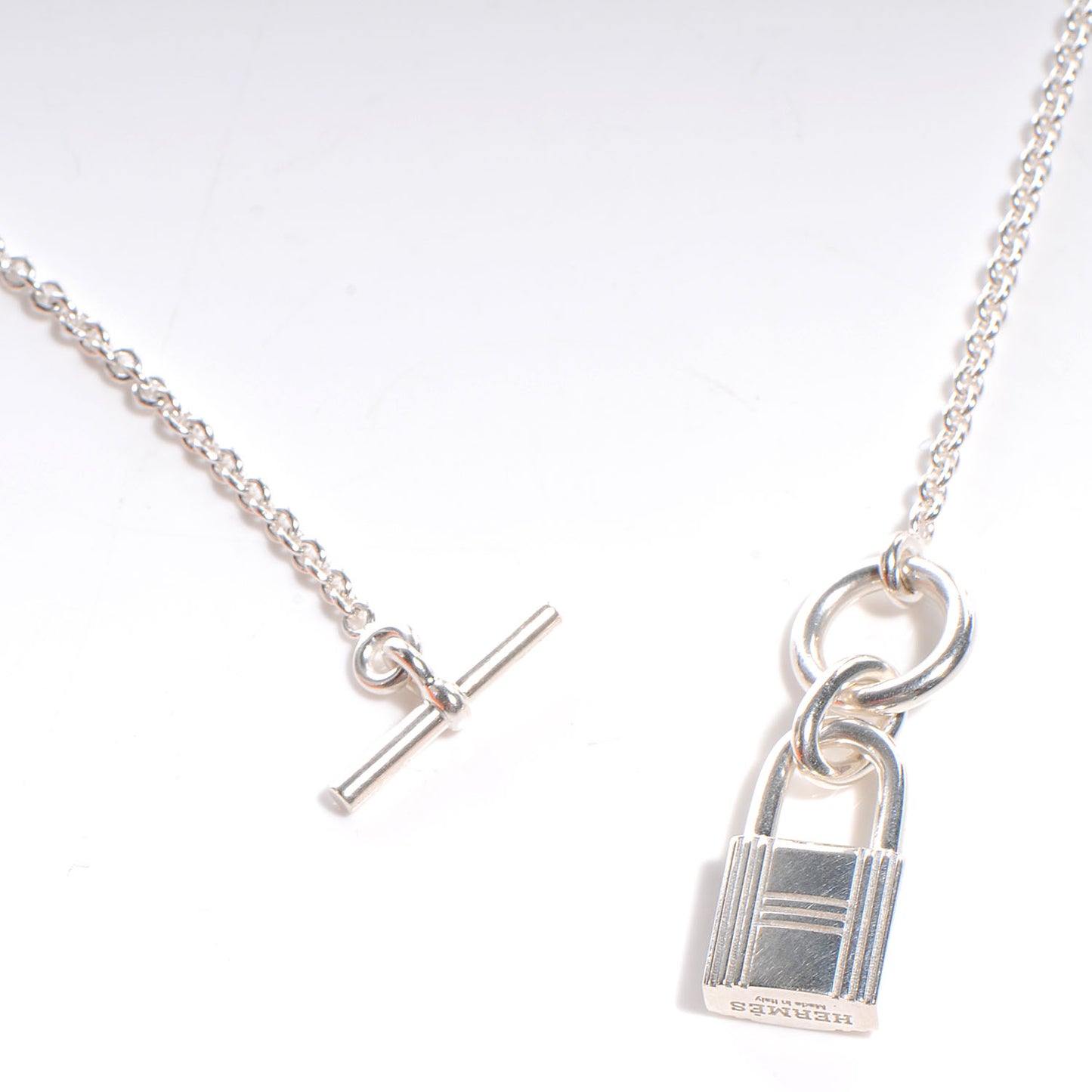 Silver Kelly Cadenas Pendant Necklace