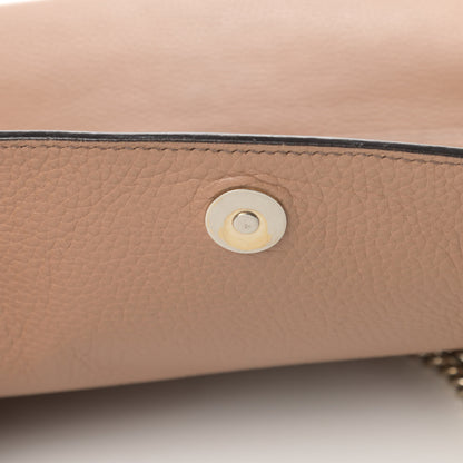 Gucci Pebbled Calfskin Medium Soho Flap Crossbody Camelia 15 of 18