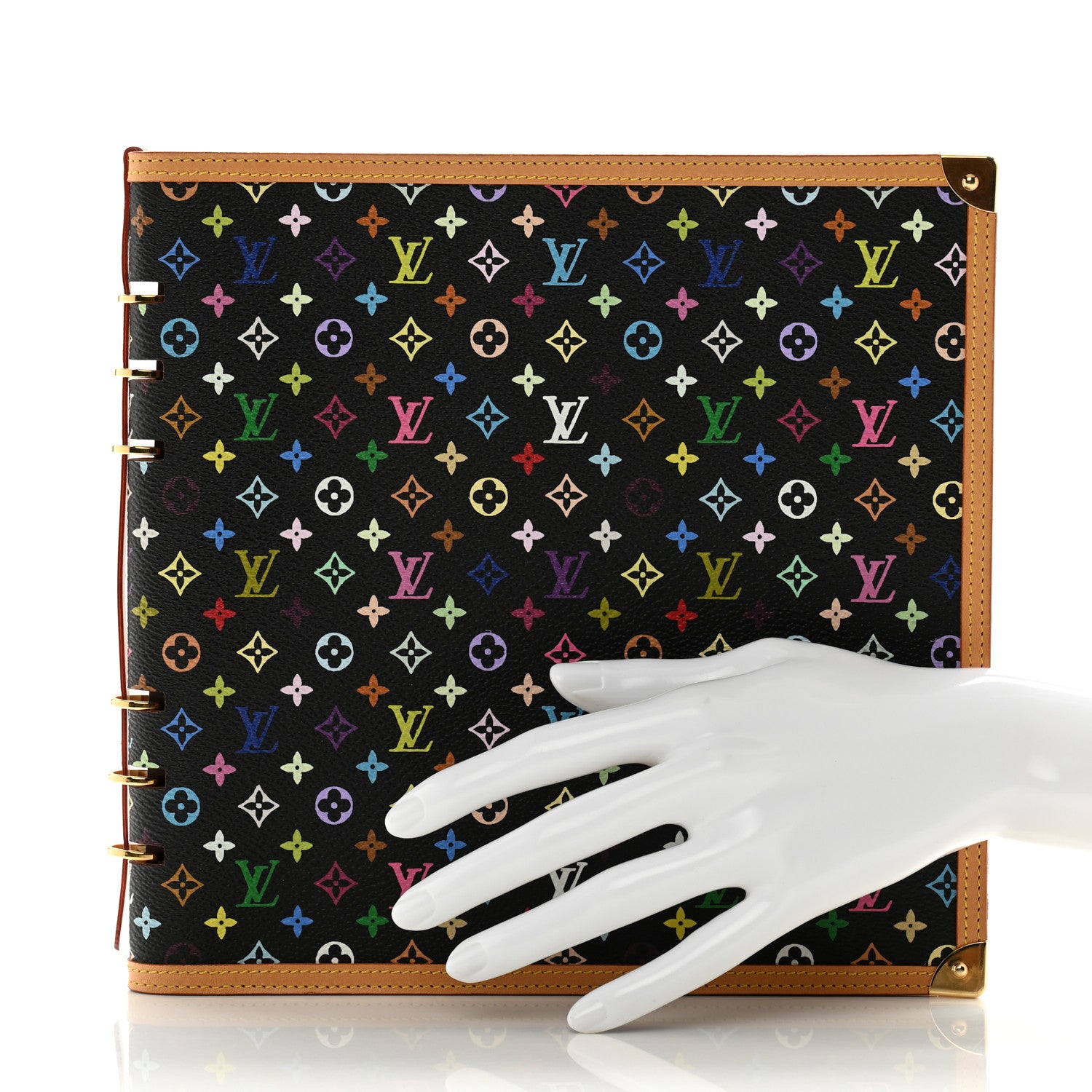 Louis Vuitton Monogram Multicolor Vendredi Agenda Journal Black
