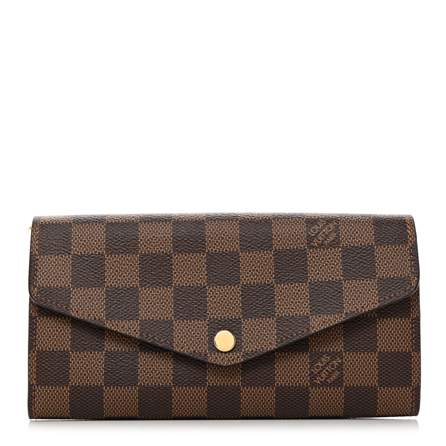 Damier Ebene Sarah Wallet NM Rose Ballerine