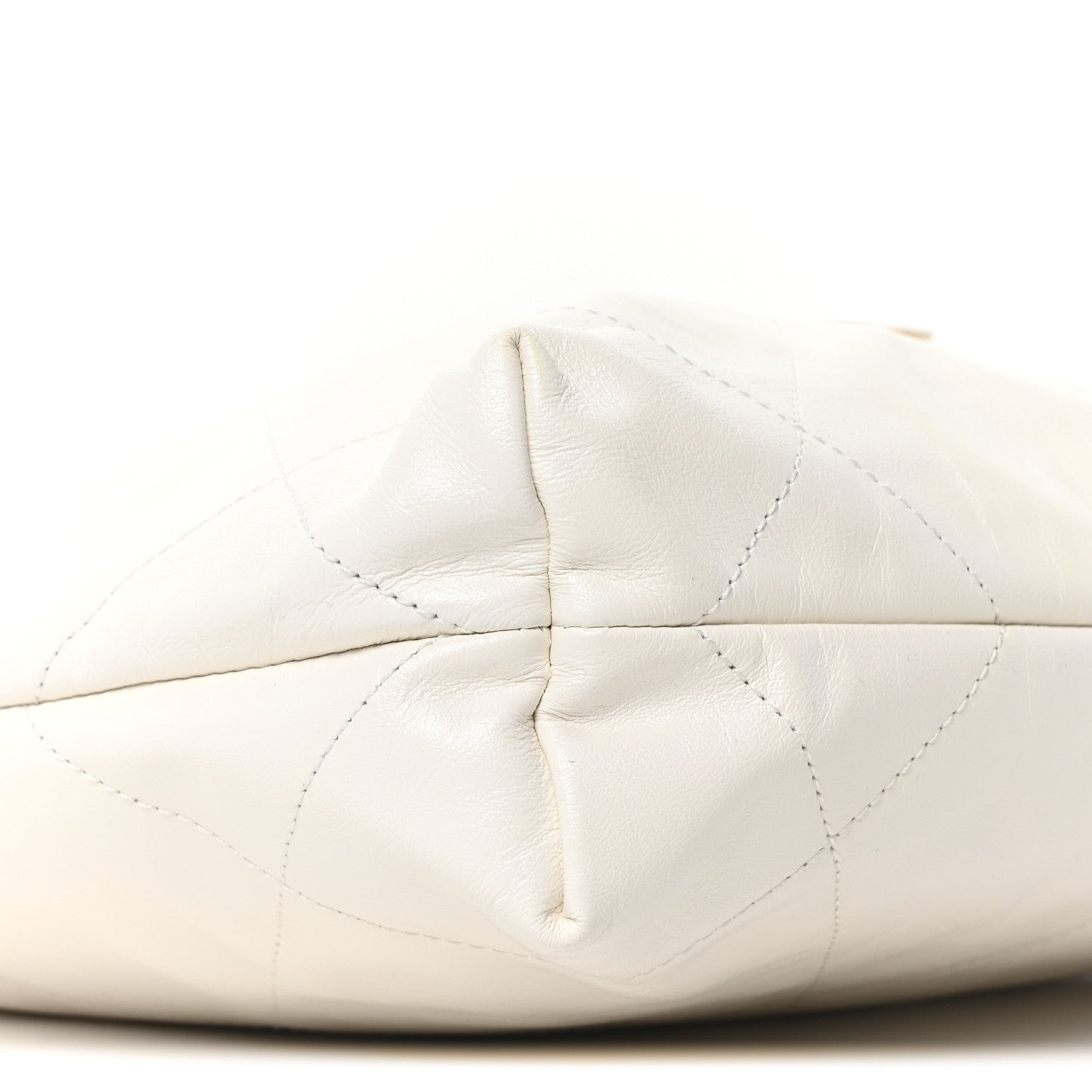 Chanel Shiny Calfskin Quilted Small Chanel 22 White 10 of 11