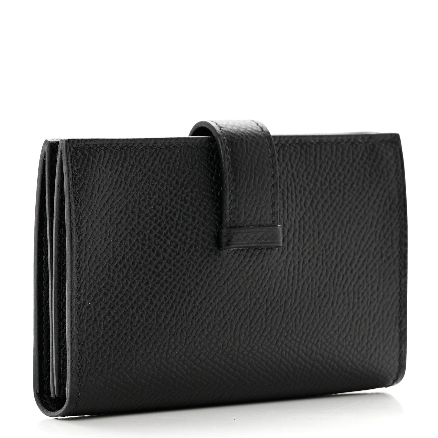 Hermes Epsom Bearn Card Holder Wallet Black 3 of 7