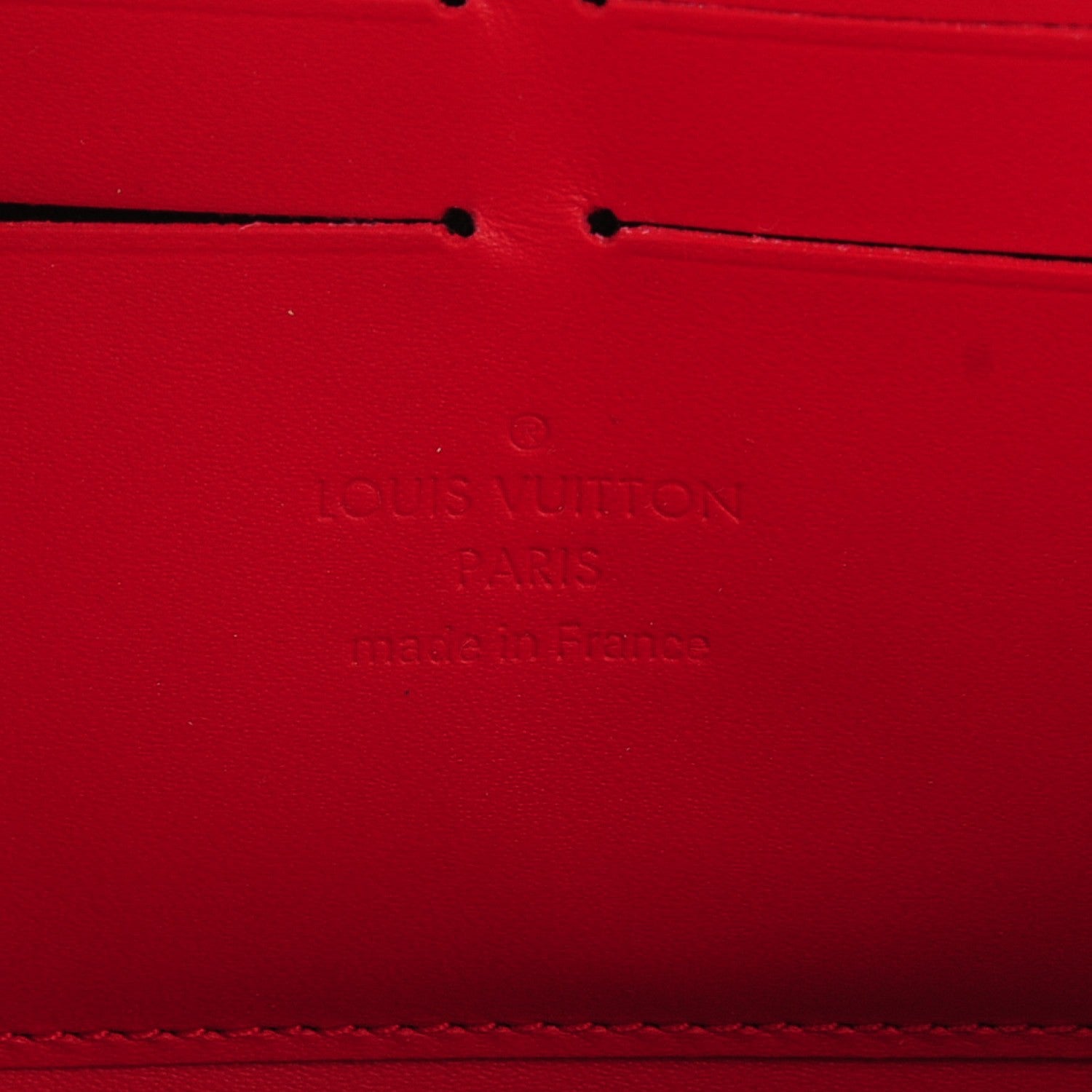 Louis Vuitton Vernis Zippy Wallet Cherry 7 of 8