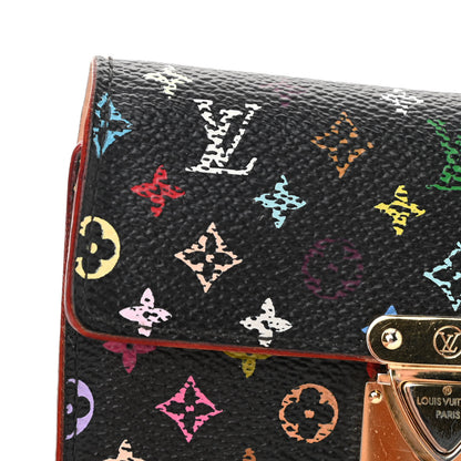 Louis Vuitton Monogram Multicolor Koala Wallet Black 9 of 14