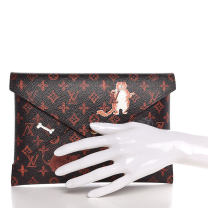 Louis Vuitton Catogram Large Kirigami Pochette Marron 2 of 7