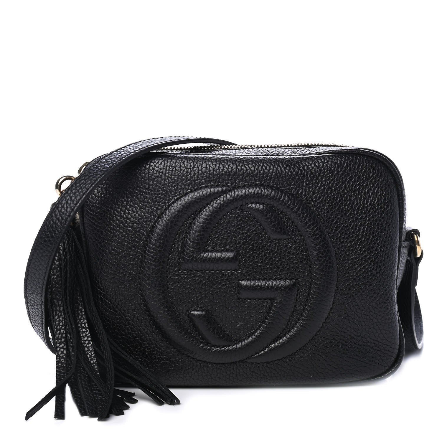 Gucci Pebbled Calfskin Small Soho Disco Bag Black 1 of 4