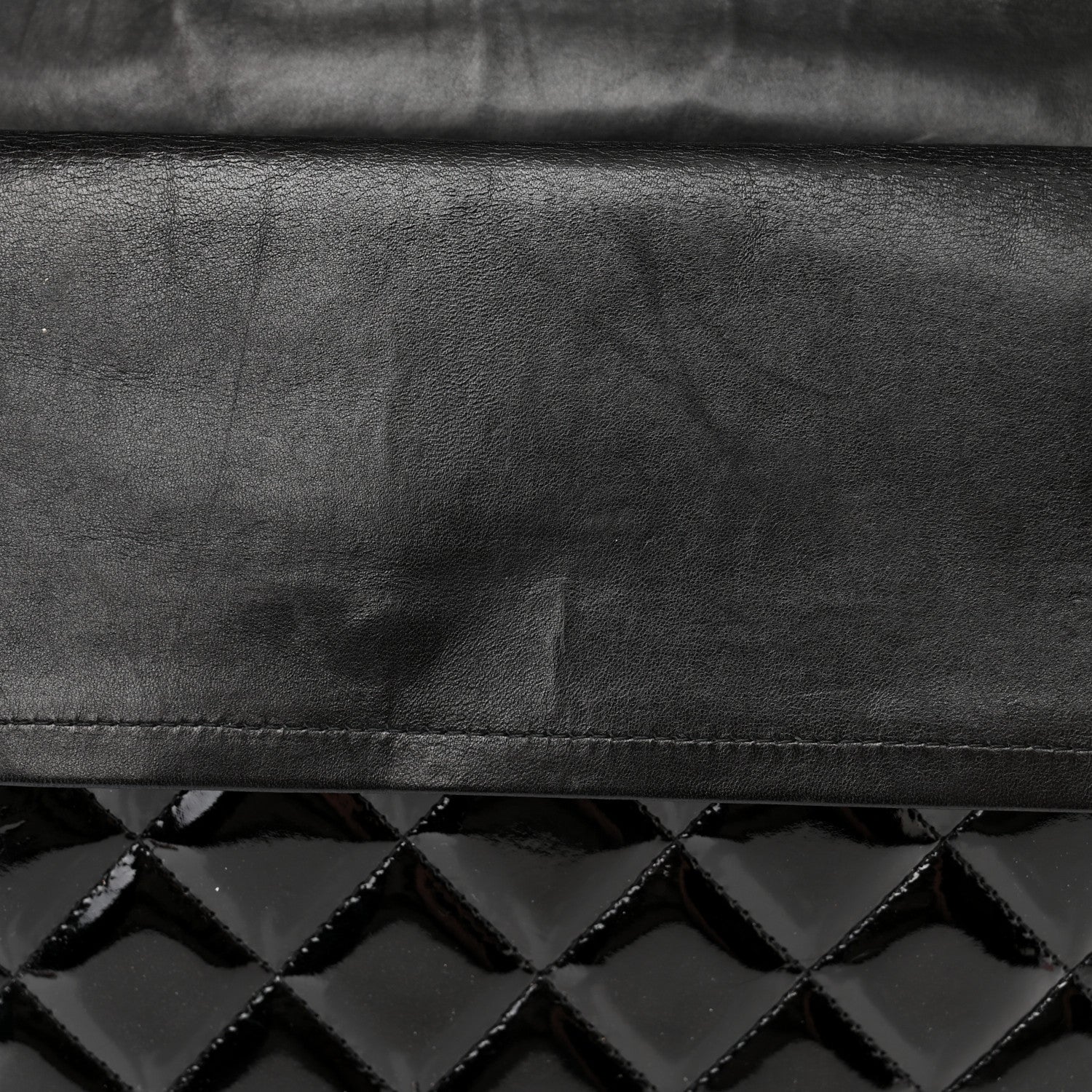 Chanel Patent Quilted Maxi Double Flap Black 14 of 22