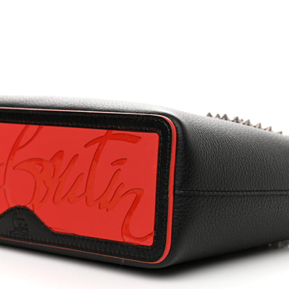 Christian Louboutin Calfskin Spikes Mini East West Cabata Tote Black 10 of 11